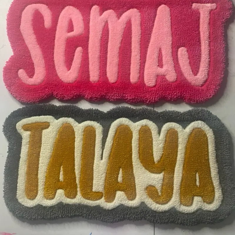 Name Rugs Customizable 1x3ft Rugs with Unique Designs Featuring Names - Soft and Cozy, Super Easy to Order