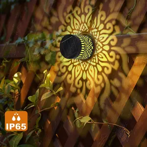 Solar Outdoor Garden Light,Metal Solar Outdoor Wall Step Light,Solar Fence Light ,Solar Automatic Switch, Retro Modern Architectural Hollow Design, Peony Flower,Sunflower Style,Warm Yellow LED Light ,Suitable for Garden, Terrace, Balcony, Villa, Gate