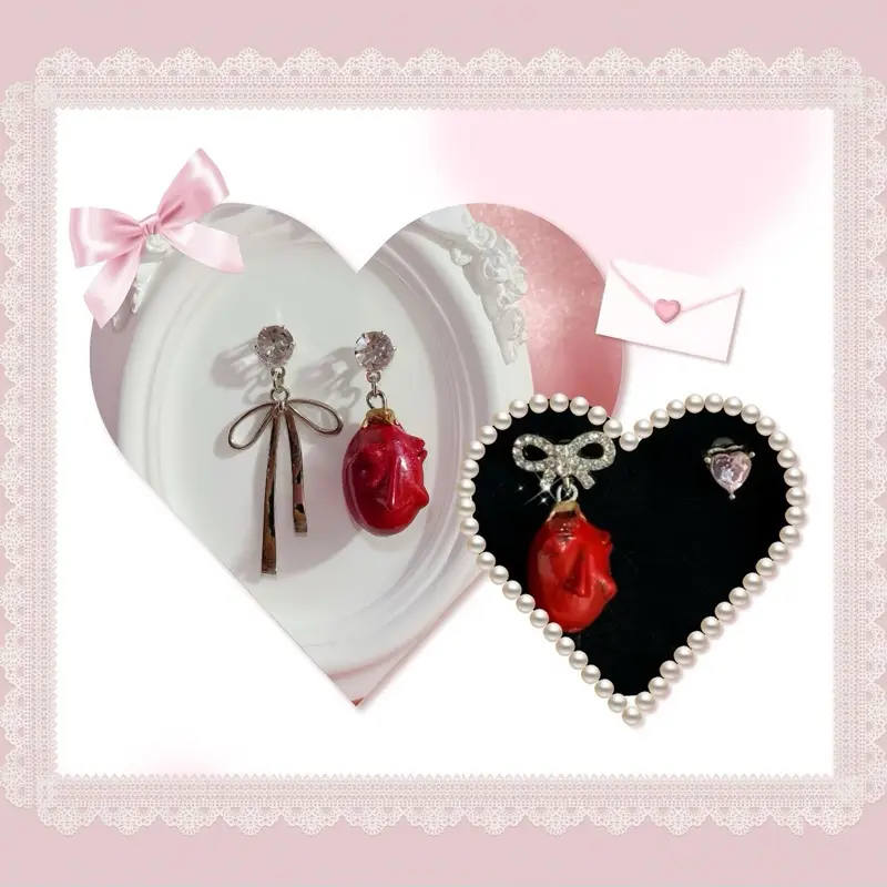 Berserk Griffith Behelit anime manga Coquette Lolita earrings