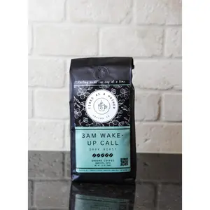 3AM Wake-Up Call Coffee - Dark Roast, Strong Blend for Tired Moms, 12oz Bag