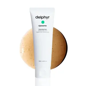delphyr Liposome Daily Cleansing Foam, Gentle Exfoliation for Sensitive Skin with Centella Asiatica TECA, Deep Pore & Makeup Cleanser, Korean Skincare for Trouble Care (4.05 fl. oz, 120ml)