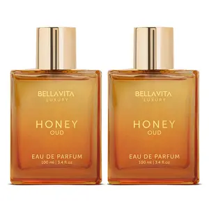 BellaVita Luxury's Honey Oud x 2 | Eau de Parfum | Patchouli, Vanilla, Bergamot | Floral & Spicy | Made with Clean & Vegan Essentials Oils BellaVita Luxury's Honey Oud x 2 | Eau de Parfum | Patchouli, Vanilla, Bergamot | Floral & Spicy | Made with Clean & Vegan Essentials Oils