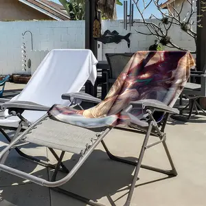 1 piece Evangelion Asuka's plugsuit design themed beach towel - Flannel weaving craft blanket, modern style, suitable for sofas and beds, all-season use, super soft and warm, digital print design, 100% polyester material, machine washable, suitable