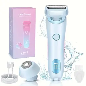 Electric Hair Remover, 1 Box USB Rechargeable Wet & Dry Use Hair Removal Tool, Multifunctional Hair Removal Machine for Underarm, Leg, Chest