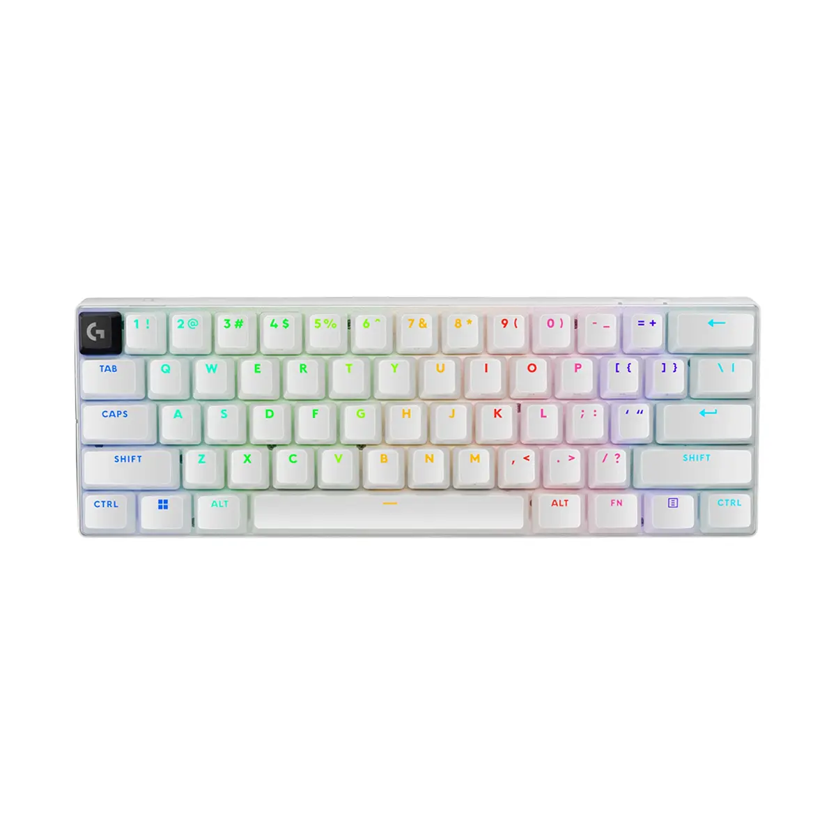 Logitech PRO X 60 LIGHTSPEED Wireless RGB Gaming Keyboard, GX Linear Optical Switches, White