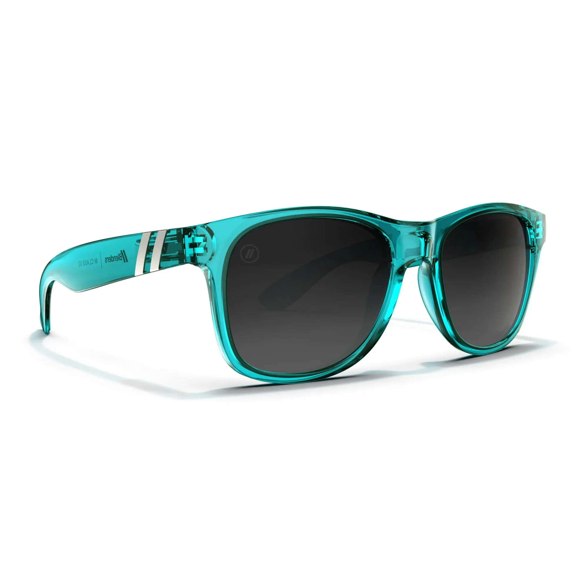 Blenders Eyewear M Class X2 Tropical Current Polarized Sunglasses - High-Quality Casual Style Eyewear, Trendy Casual Striped Sunglasses, Trendy Casual Sunglasses