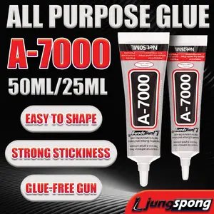 High Adhesive A-7000 Glue, 25/50/110ML, Ideal for Craft Jewelry Bonding, Clothing Shoe Fabric Repair, Phone Screen Metal Fix, Art Glass Bonding, High Strength Glue