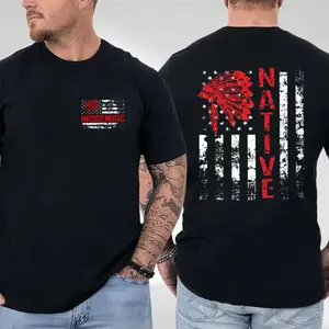 Native Resilience Flagwear Indigenous Strength - Two sides  Unisex Tee for Men and Women Native American  Graphic Tee, Traditional Values Honor and Respect