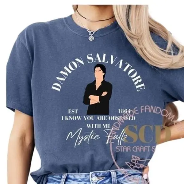 Elena Gilbert Tribute   From The Vampire Diaries - Nina Dobrev Fan Gift Tshirt Casual Clothing Cotton Menswear