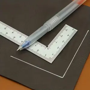 Mini Square Stainless Steel L-Shaped Double-Sided High-Precision Scale, Multifunctional Thickened Corner Ruler for Office & Home Use