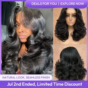 [New In] Asteria Hair 6×6 Lace Ocean Wave Wig Natural Black Human Hair High Density Lace Closure Wig Glueless Ready To Go Wig Quick Install #DealsForYouDays