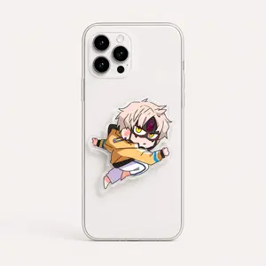 Funny Chibi Jiji Evil Eye Magsafe Phone Grip, Dandadan Japan Anime Acrylic Magnetic MagSafe Ring Stand, Durable Popsocket Kindle Accessories