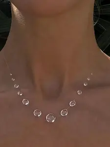 Cool-toned teardrop tassel earrings, sophisticated and unique, delicate and versatile necklace, clavicle chain, Black Friday.