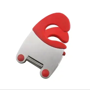 Stainless Steel Pot Spoon Holder, Anti-Scald Silicone Grip Pot Clip Holder For Spoon, Kitchenware Bowl Clip, Cooking Utensils To