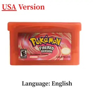 GBA Console GBA Game Cartridge for Pokemon 32-bit Video Console Emerald Rogue Sovereign of Handheld Game Card Collection Gift USA Ver Gaming Products