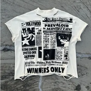 Prevaloir Newspaper Tee (Cream)