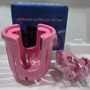 Bike Wheelchair Baby Stroller Cup Holder with Phone Stand, Versatile 2-In-1 Design for Bicycles, Wheelchairs & Strollers