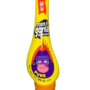 Moco De Gorilla Punk Extreme Hold Hair Gel - Peach Scented Haircare, 11.99oz Alcohol-Free