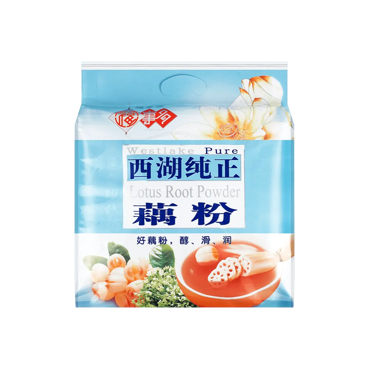 FUSIDO Authentic West Lake Lotus Root Powder 540g - Natural, Gluten-Free, Vegan Superfood