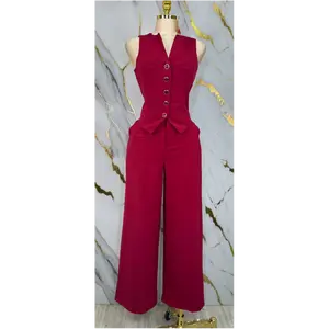 2PCS SET PANTS & VEST