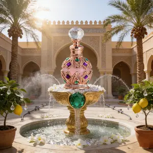 Luxurious Women's Floral Jasmine Fruit Scented Perfume, Alcohol-Free Stick Perfume Oil, Dubai Saudi Arabia Middle East Style, Long-Lasting Freshness