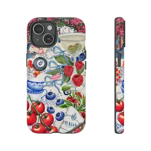 Coquette Martini Collage Phone Case, Cocktail Phone Case, Trendy, spigen iphone case