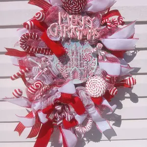 Peppermint Palace Wreath