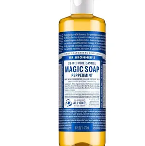Dr. Bronner's Magic soap  - Peppermint - 16 oz - All-One - 100% Natural Ingredients 16.oz