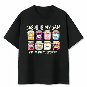 Jesus Is My Jam Christian Shirt Gift For Christians Funny Jesus Tee Christian Mom T-Shirt