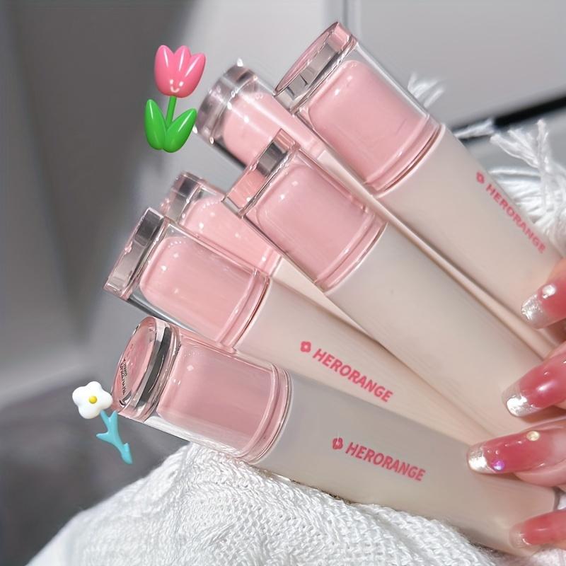 HERORANGE 6-Piece Crystal Glass Lip Stain Set | Transfer & Kiss Proof!  Juicy True Red Shades with Long-Lasting Hydration. The Perfect Valentine's Day & Christmas Gift for Teen Girls & Women! lip plumper lip balm！