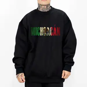 Michoacan Mex Mexican Chicano Clothing Clothes Lowrider Oversized Graphic Tee Medium Heavy Sweatshirt Hoodie for Men & Women 3