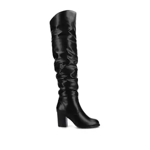 KAISON BOOTS IN WIDE WIDTH - Black PU