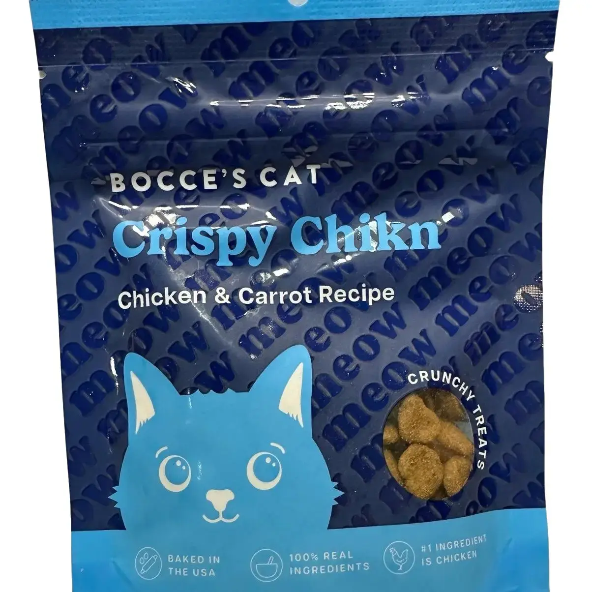 Bocce's Bakery Crispy Chikn Crunchy Cat Treats, 2-oz bag