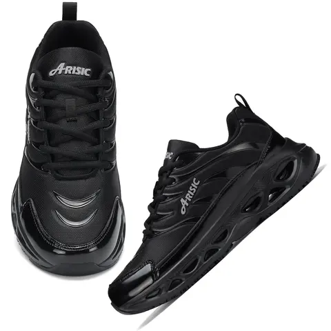 Men's Medium Width Round Toe Lace-Up Wedge Safety Sneakers - Non-Slip Outsoles, Waterproof Restaurant Shoes, Chef/Nurse Walking Shoes, All Seasons Work Footwear
