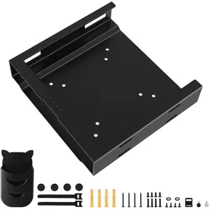 Mount for HP Elitedesk Mini PC Wall VESA and Under Desk Mount with Pen Holder for HP EliteDesk 800 805 705, ProDesk 400 405 600 Mini PC Mounting Bracket