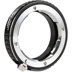 K&F Concept Manual Lens Mount Adapter for Leica M Rangefinder Lens Compatible with Nikon F Mount Camera Body