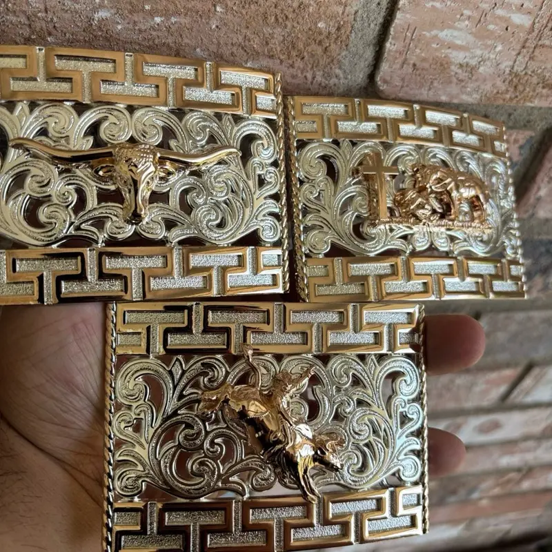 Western Belt Buckle - Longhorn, Praying Cowboy, and Bull rider Design Fashion Accessory Western Belt Buckle - Longhorn, Praying Cowboy, and Bull rider Design Fashion Accessory