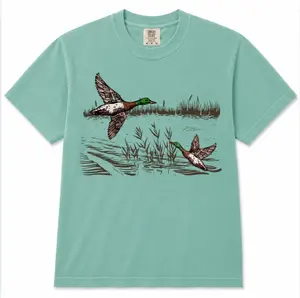 Comfort Colors Retro Mallard Ducks Fall T-Shirt, 90s Vintage Waterfowl Duck Tee, Cute Autumn Outfit, Animal Lover Gift, Cozy Fall Shirt, Hunting Season Style