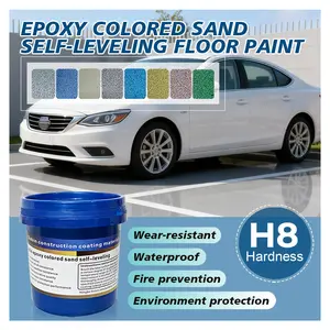 Epoxy floor paint for home renovation Lustrous effect High-end home decoration effects