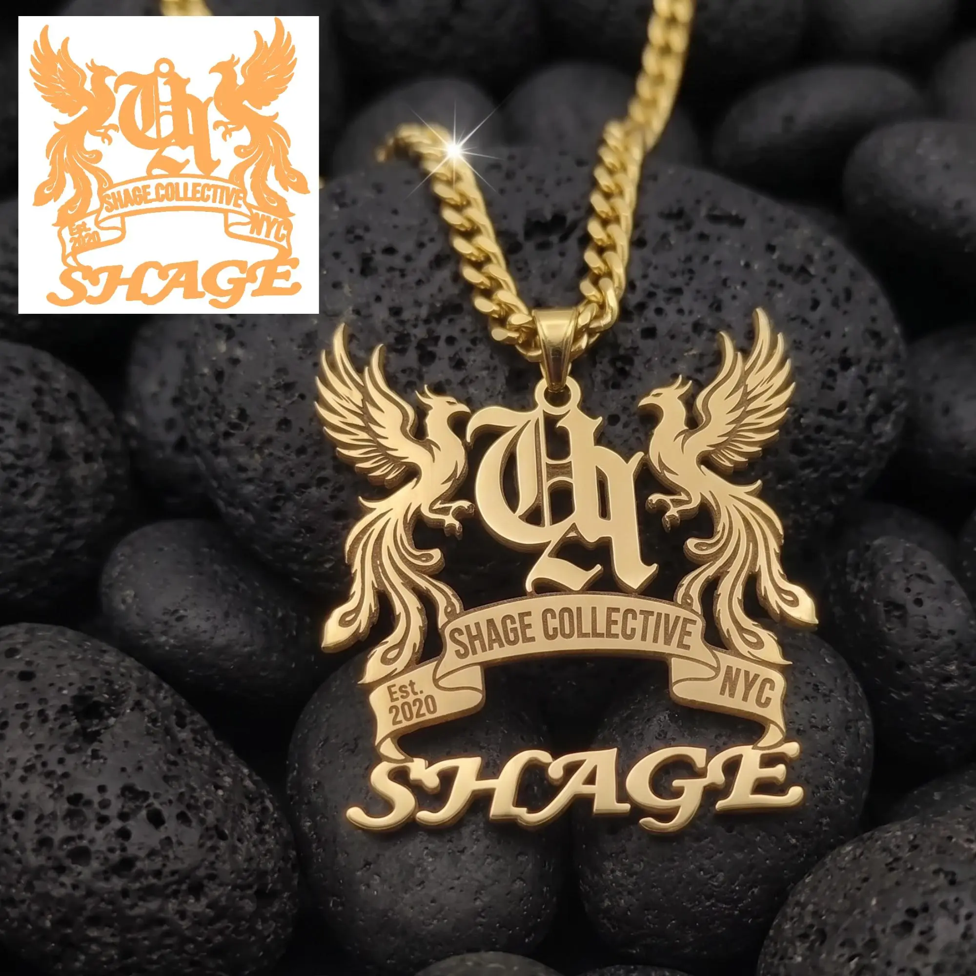 [Made-to-Order] Custom Logo Necklace Personalised | Company Logo Pendant Gold Silver | Corporate Gift | Business Logo Jewelry | Custom Brand Pendant Gift