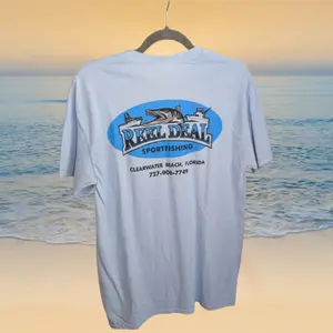 Reel Deal Cotton T-Shirt (Back Logo) graphic tee
