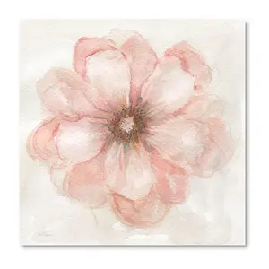 Courtside Market Pink Posy II 16" x 16" CanvasWall Art