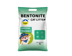 Yuexi Bentonite Cat Litter 8.8lb Mixed Cat Sand Low Dust Non-Sticking Odor Eliminating Clumping Deodorizing Cat Products