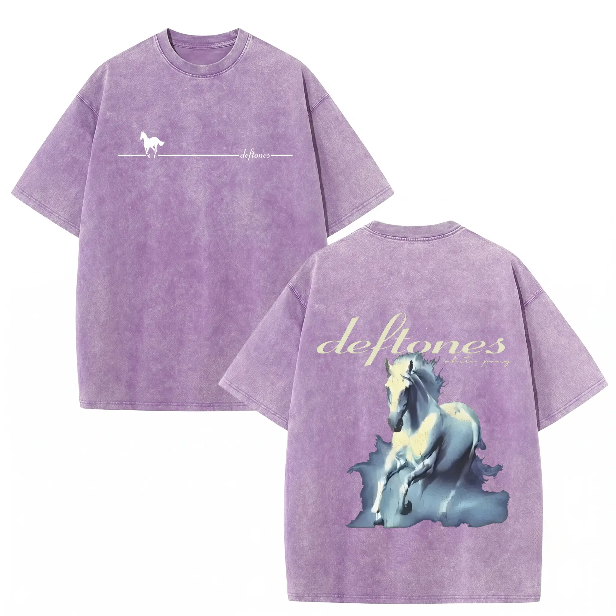 Unisex Retro Limited Vintage Deftones Tour Washed T-Shirt, Rock Band WHITE PONY Oversized Size Heavy Washed Cotton Tee, 90s Grunge Gothic Punk Y2K Rock Merch Heavyweight tee,Gothic streetwear,Grunge aesthetic,Y2K retro,Harajuku style, streetwear