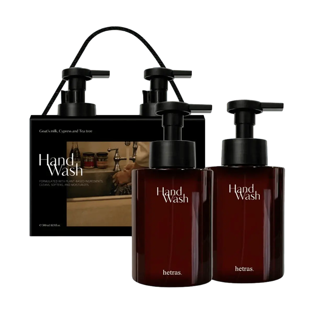 Korean Foaming Hand Soap, Hydrating Gentle Cleanser with Fresh Floral Scent for Sensitive Skin, pH-Balanced Hand Wash, 250ml, Fresh Florals