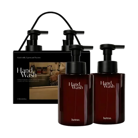 Jeju Cedar Forest Aesthetic Foaming Hand Wash Bottle - Woody Aroma & Scent, Hydrating, Smoothing, Gentle Cleansing with Moisturizers, pH Balanced, Sensitive Safe, 250ml Daily Use for Adults, Natural Gift Option
