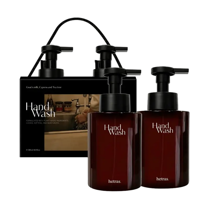 Jeju Cedar Forest Aesthetic Foaming Hand Wash Bottle - Woody Aroma & Scent, Hydrating, Smoothing, Gentle Cleansing with Moisturizers, pH Balanced, Sensitive Safe, 250ml Daily Use for Adults, Natural Gift Option