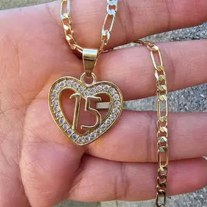 15 gold-plated necklace 15 gold-plated necklace