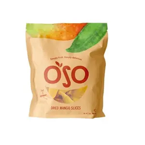 Oso Snacks Dried Mango Slices. Premium Quality, Large Round Halves!| 7Oz Bag| No Sugar Added | No Preservatives | 100% Fruit | No GMO | Simply Fruit. Simply Delicious.