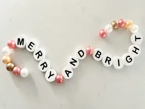 Merry and Bright Garland | Friendship Bracelet | Holiday 2024